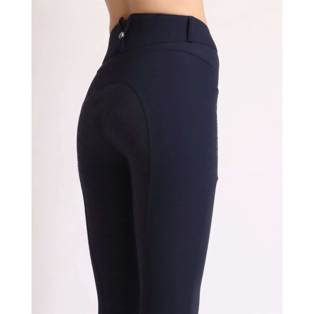 Montar Pantalón de Equitación Ess Megan High Waist Full Grip Dark Navy