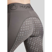Montar Legging de Equitación Selena Pull On FullGrip Gris