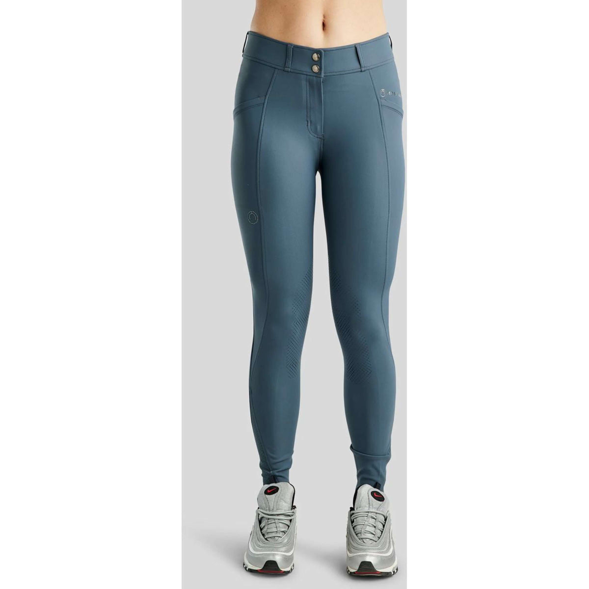 Montar Pantalones MoZida Agarre de rodilla Pizarra oscura
