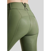 Montar Pantalón de Equitación Full Grip Pine Green