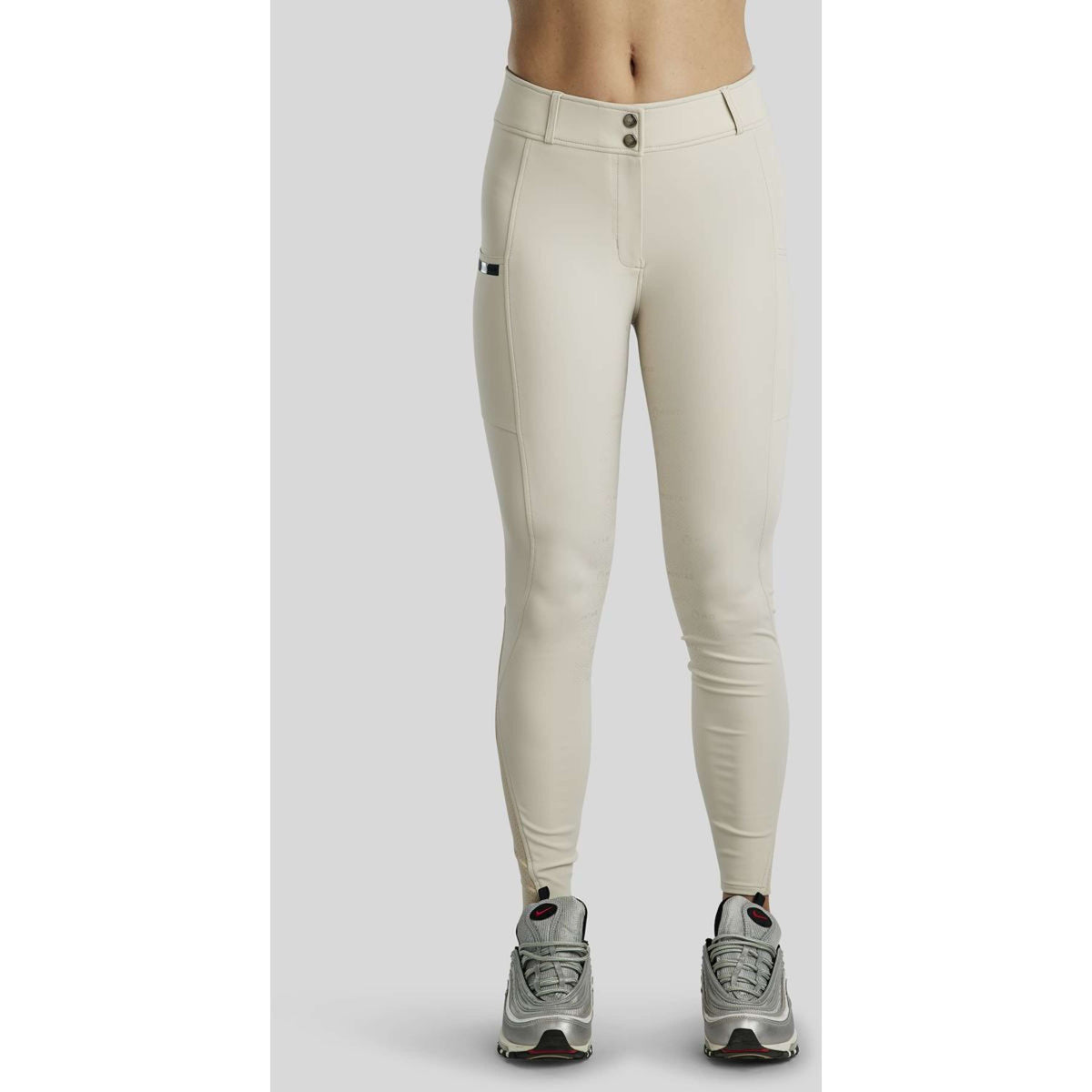 Montar Pantalones MoStella Full Grip Gris Plateado