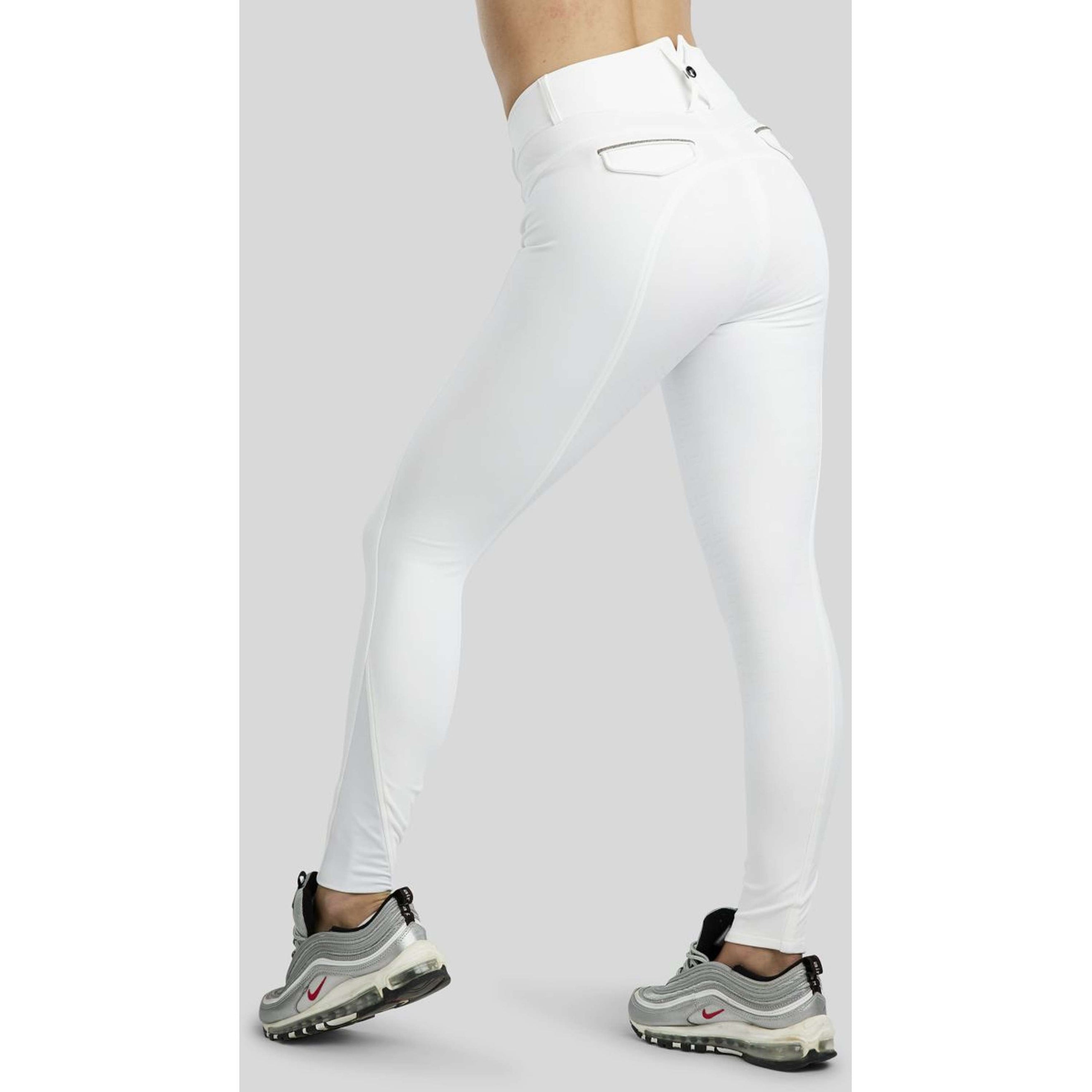 Montar Pantalones MoGloria Full Grip Blanco Montar Pantalones MoGloria Full Grip Blanco