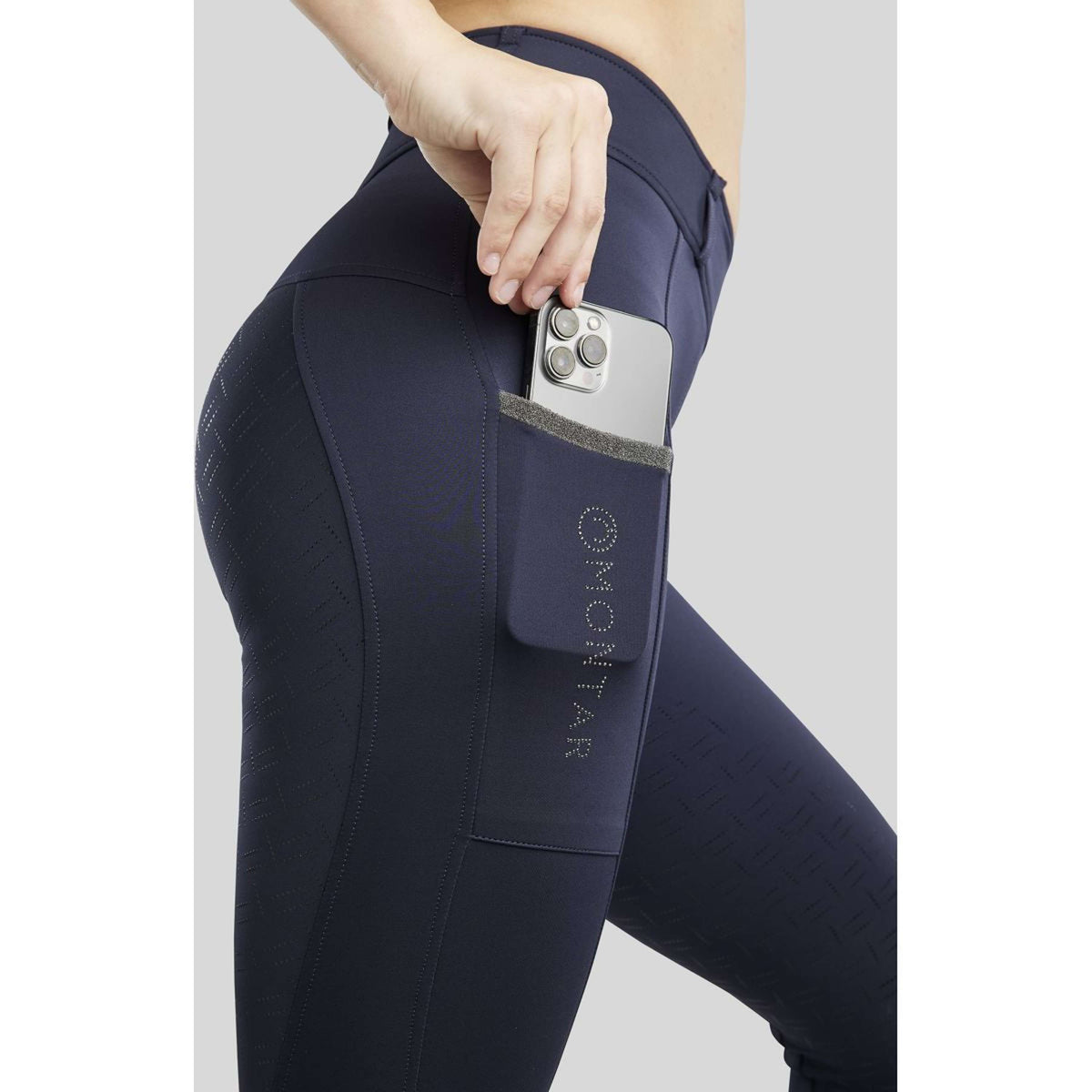 Montar Legging de Equitación MoGloria Full Grip Navy