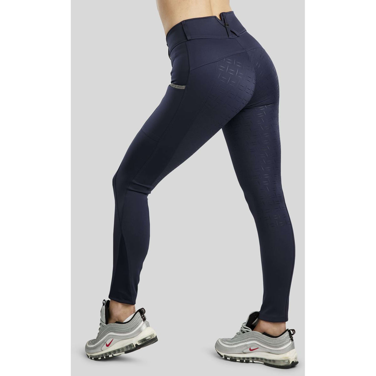 Montar Legging de Equitación MoGloria Full Grip Navy