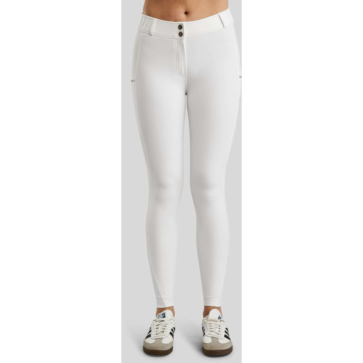 Montar Pantalones MoZuna Gun Metal Crystals Full Grip Blanco