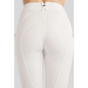 Montar Pantalón de Equitación MoLila Champagne Crystals Full Grip Blanco