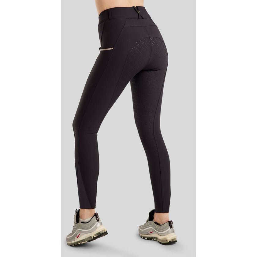 Montar Pantalón de Equitación MoLila Champagne Crystals Full Grip Navy
