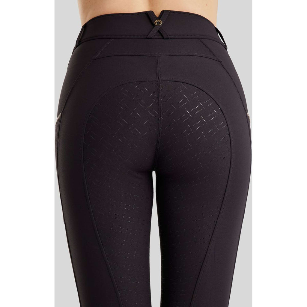 Montar Pantalón de Equitación MoLila Champagne Crystals Full Grip Navy