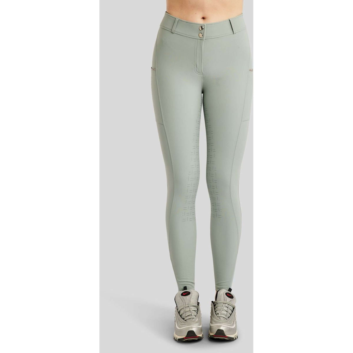 Montar Pantalón de Equitación MoLila Champagne Crystals Full Grip Turin