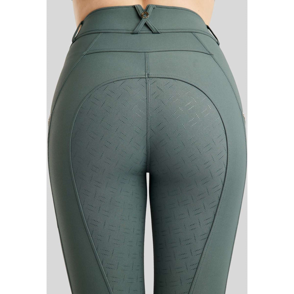 Montar Pantalón de Equitación MoLila Champagne Crystals Full Grip Jade