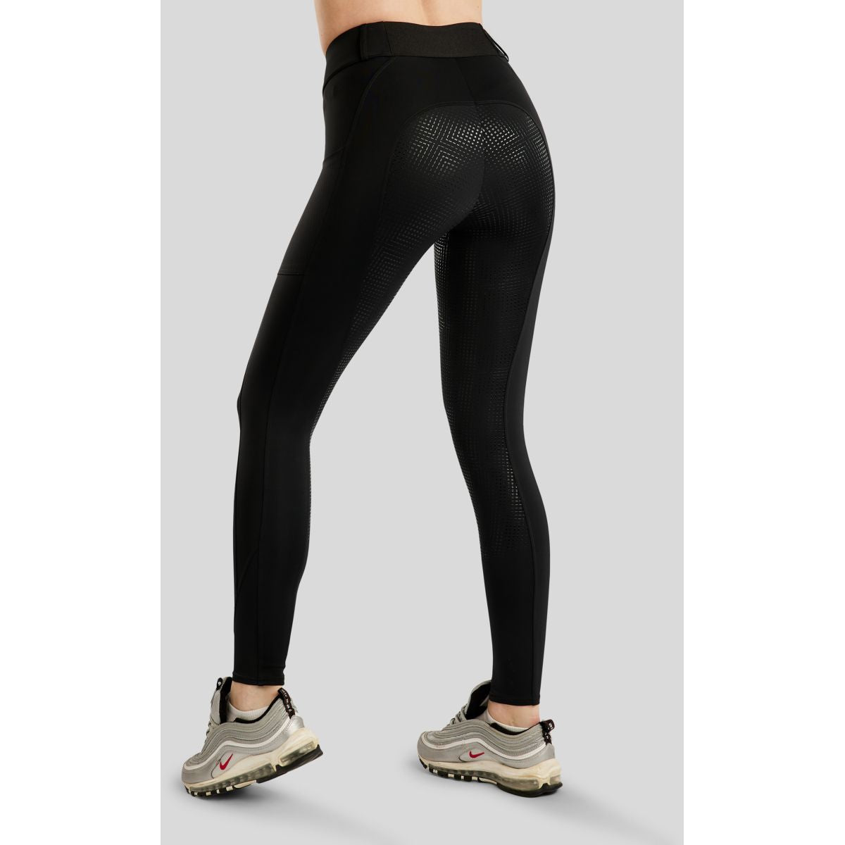 Montar Legging de Equitación MoZike Refined Full Grip Negro