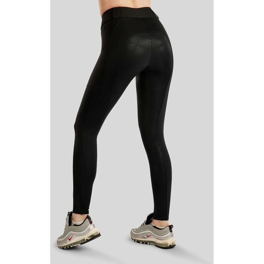 Montar Legging de Equitación MoZike Refined Full Grip Negro