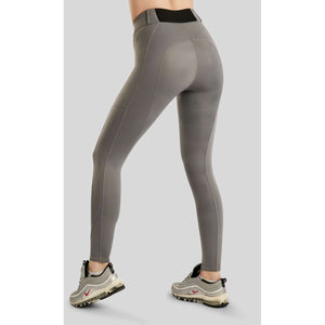 Montar Legging de Equitación MoZike Refined Full Grip Gris