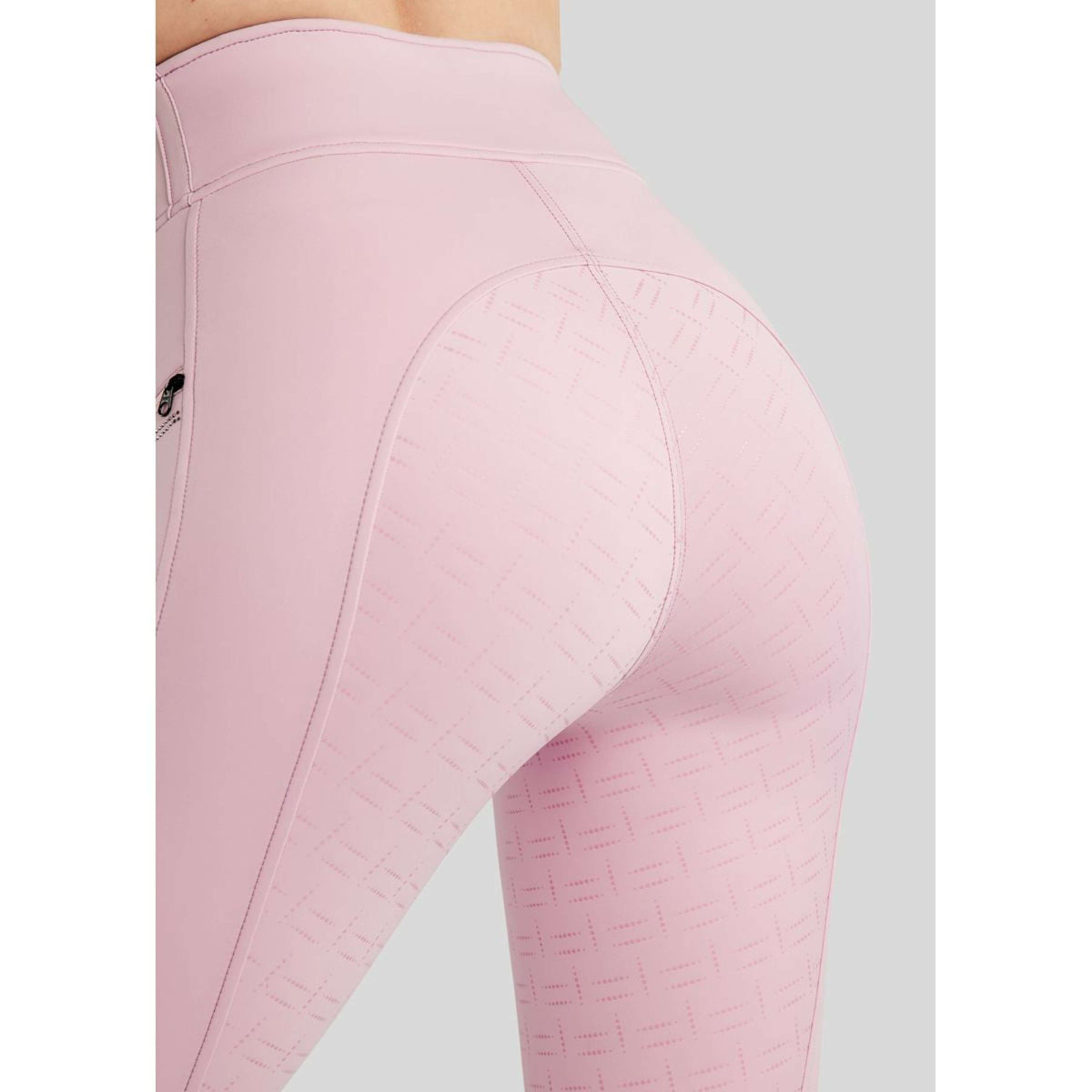 Montar Legging de Equitación MoPearl Pintuck Full Grip Candy Pink