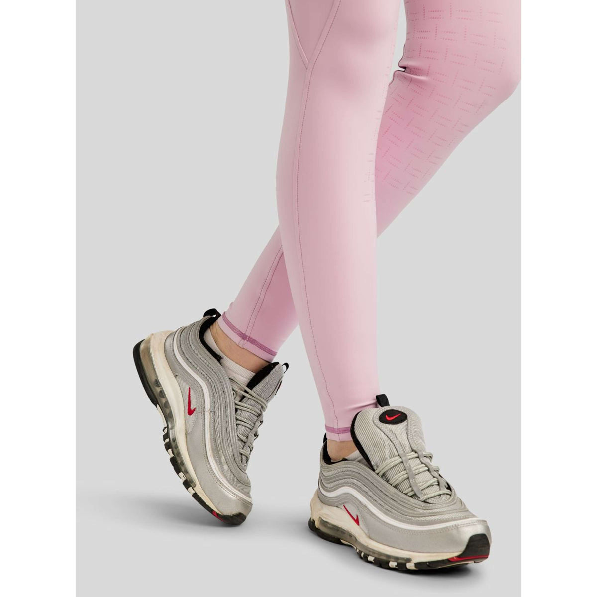 Montar Legging de Equitación MoPearl Pintuck Full Grip Candy Pink