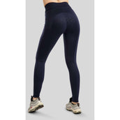 Montar Legging de Equitación MoPearl Pintuck Full Grip Navy