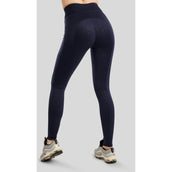 Montar Legging de Equitación MoPearl Pintuck Full Grip Navy