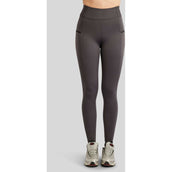 Montar Legging de Equitación MoPearl Pintuck Full Grip Slate Grey