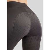 Montar Legging de Equitación MoPearl Pintuck Full Grip Slate Grey