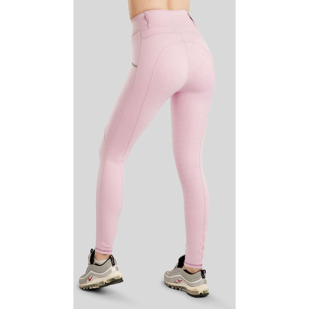 Montar Legging de Equitación MoLila Champagne Crystals Full Grip Candy Pink