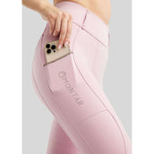 Montar Legging de Equitación MoLila Champagne Crystals Full Grip Candy Pink