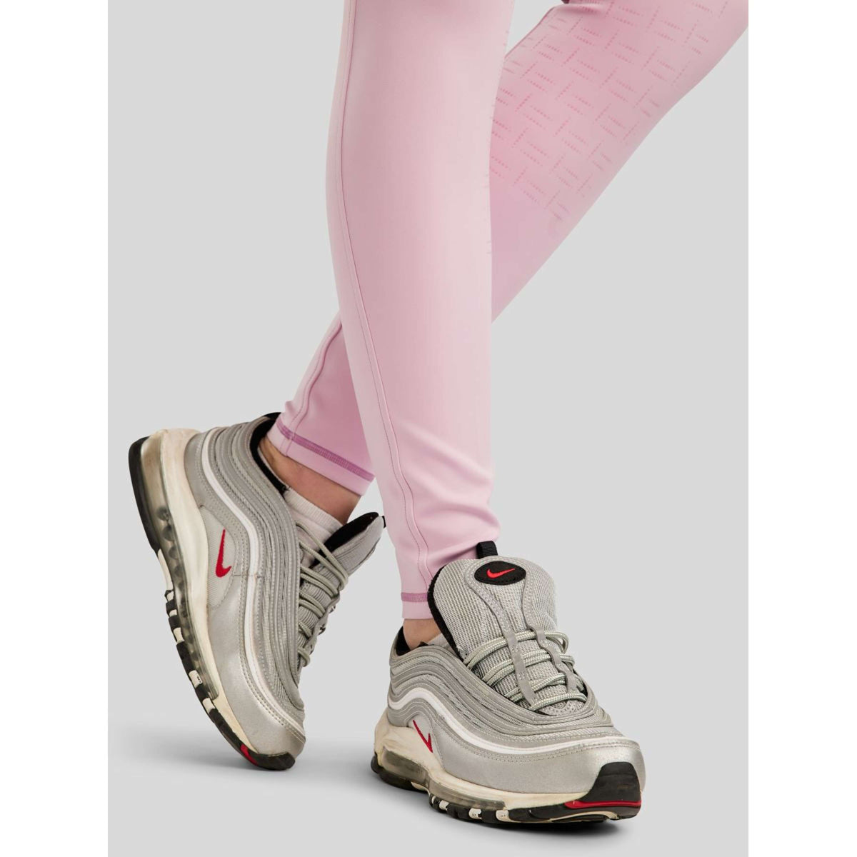 Montar Legging de Equitación MoLila Champagne Crystals Full Grip Candy Pink