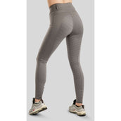 Montar Legging de Equitación MoLila Champagne Crystals Full Grip Gris