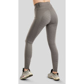 Montar Legging de Equitación MoLila Champagne Crystals Full Grip Gris