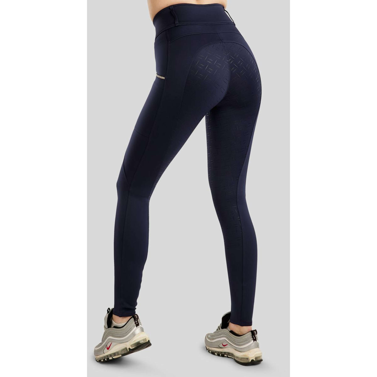 Montar Legging de Equitación MoLila Champagne Crystals Full Grip Navy