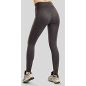 Montar Legging de Equitación MoLila Champagne Crystals Full Grip Slate Grey