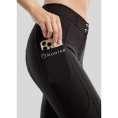 Montar Pantalón de Equitación MoPhilipa Full Grip Negro