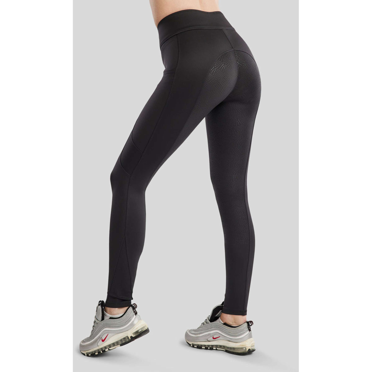Montar Legging de Equitación MoTilley Full Grip Negro