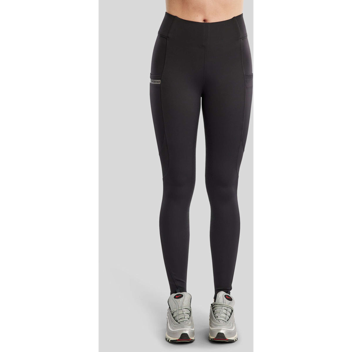 Montar Legging de Equitación MoTilley Full Grip Negro