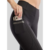 Montar Legging de Equitación MoTilley Full Grip Negro
