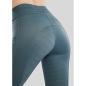 Montar Legging de Equitación MoTilley Full Grip Dark Slate