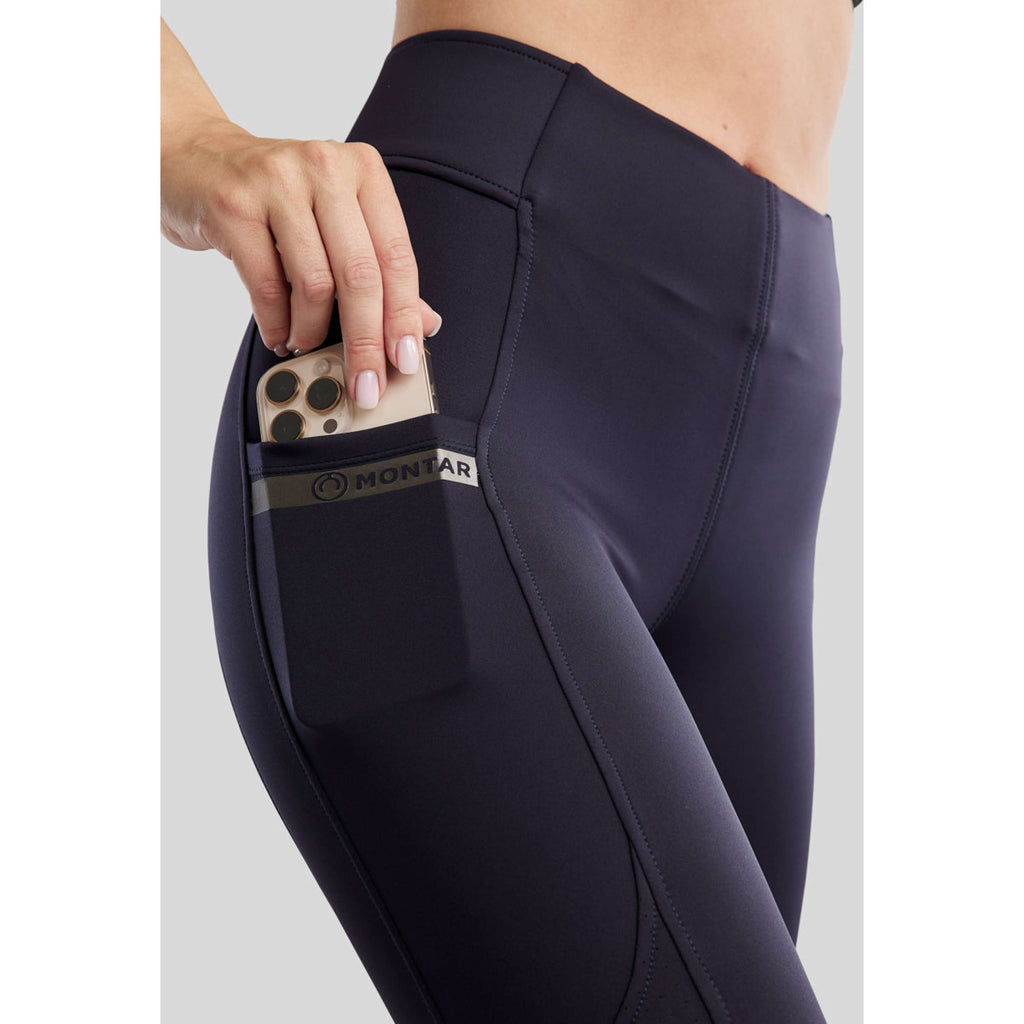 Montar Legging de Equitación MoTilley Full Grip Navy
