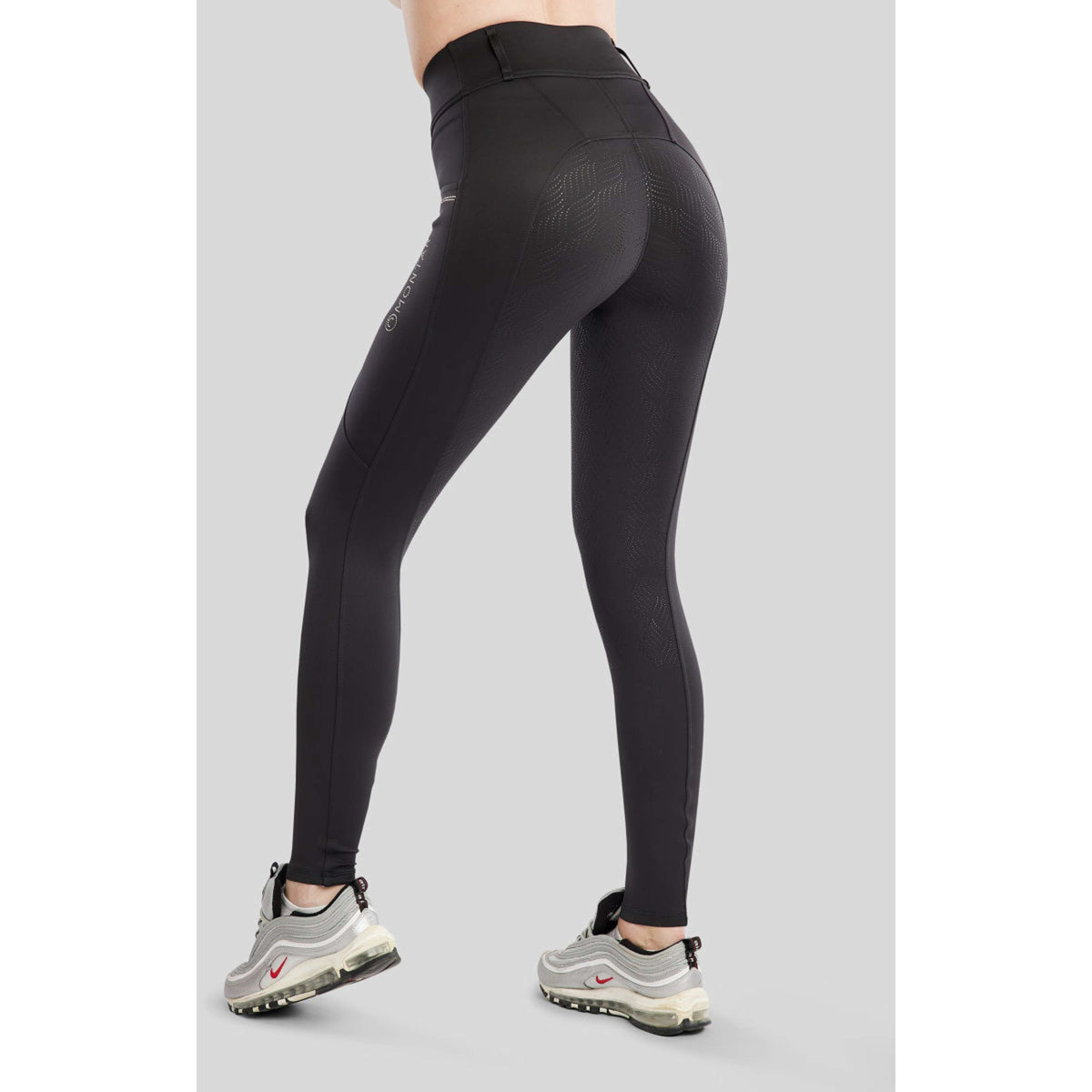 Montar Legging de Equitación MOEverlisa Full Grip Negro