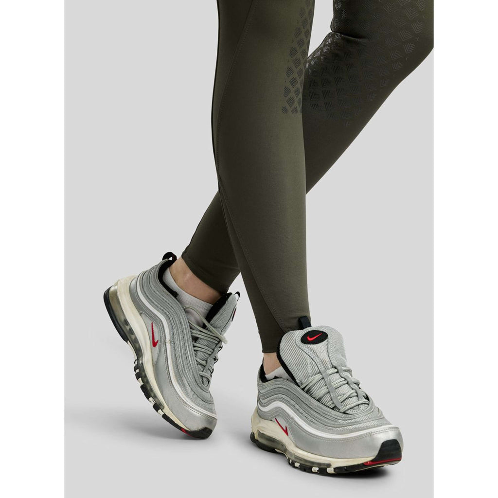 Montar Pantalón de Equitación MoVeronica Golden Quartz Full Grip Forest Green