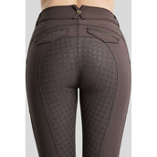 Montar Pantalón de Equitación MoVeronica Golden Quartz Full Grip Black Peony
