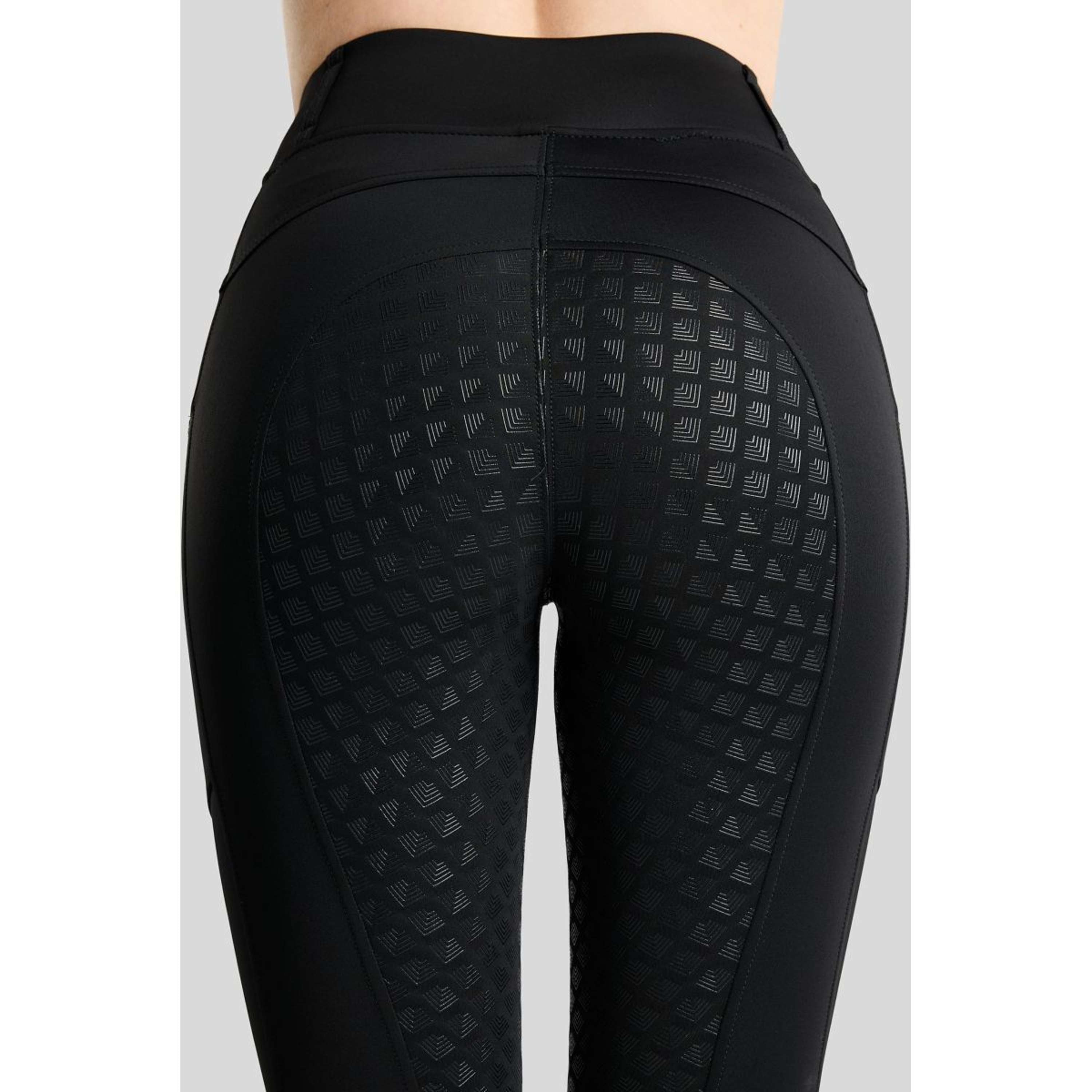 Montar Leggings de montar térmicos MoVeronica Golden Quartz Full Grip Negro