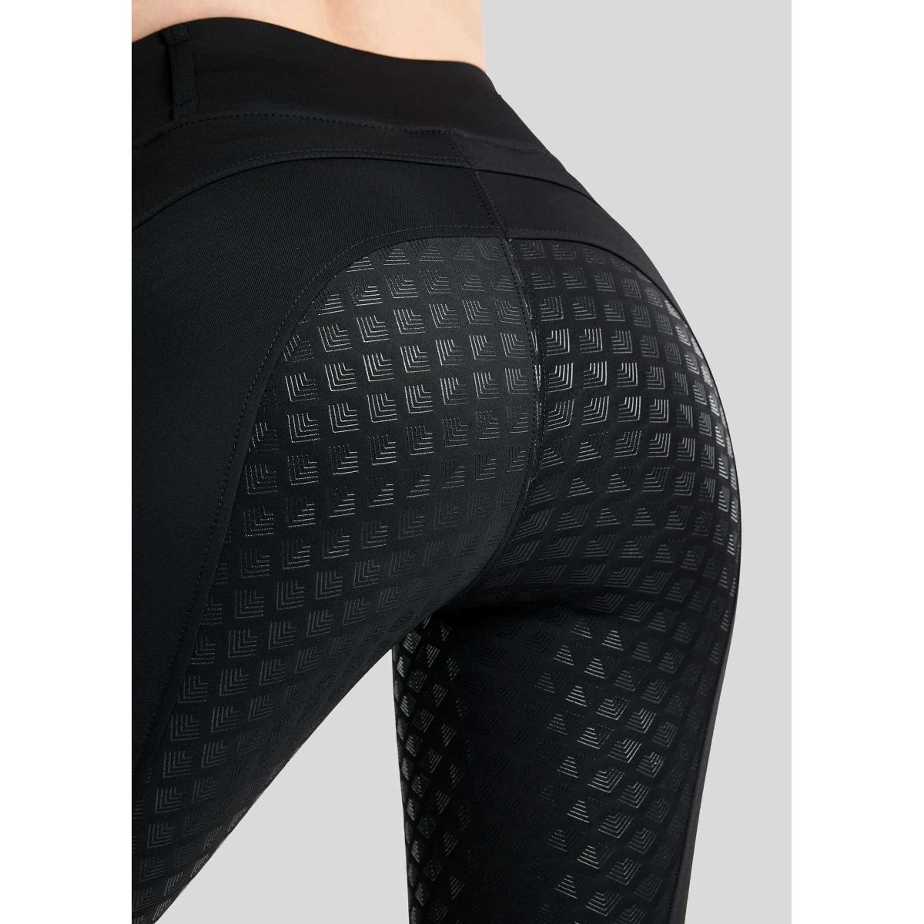Montar Leggings de montar térmicos MoVeronica Golden Quartz Full Grip Negro