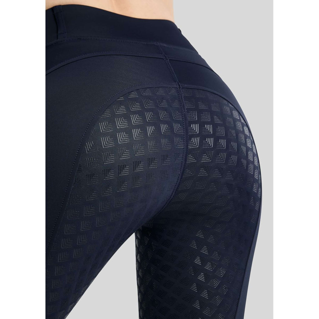 Montar Leggings de montar térmicos MoVeronica Golden Quartz Full Grip Navy