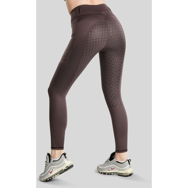 Montar Leggings de montar térmicos MoVeronica Golden Quartz Full Grip Black Peony