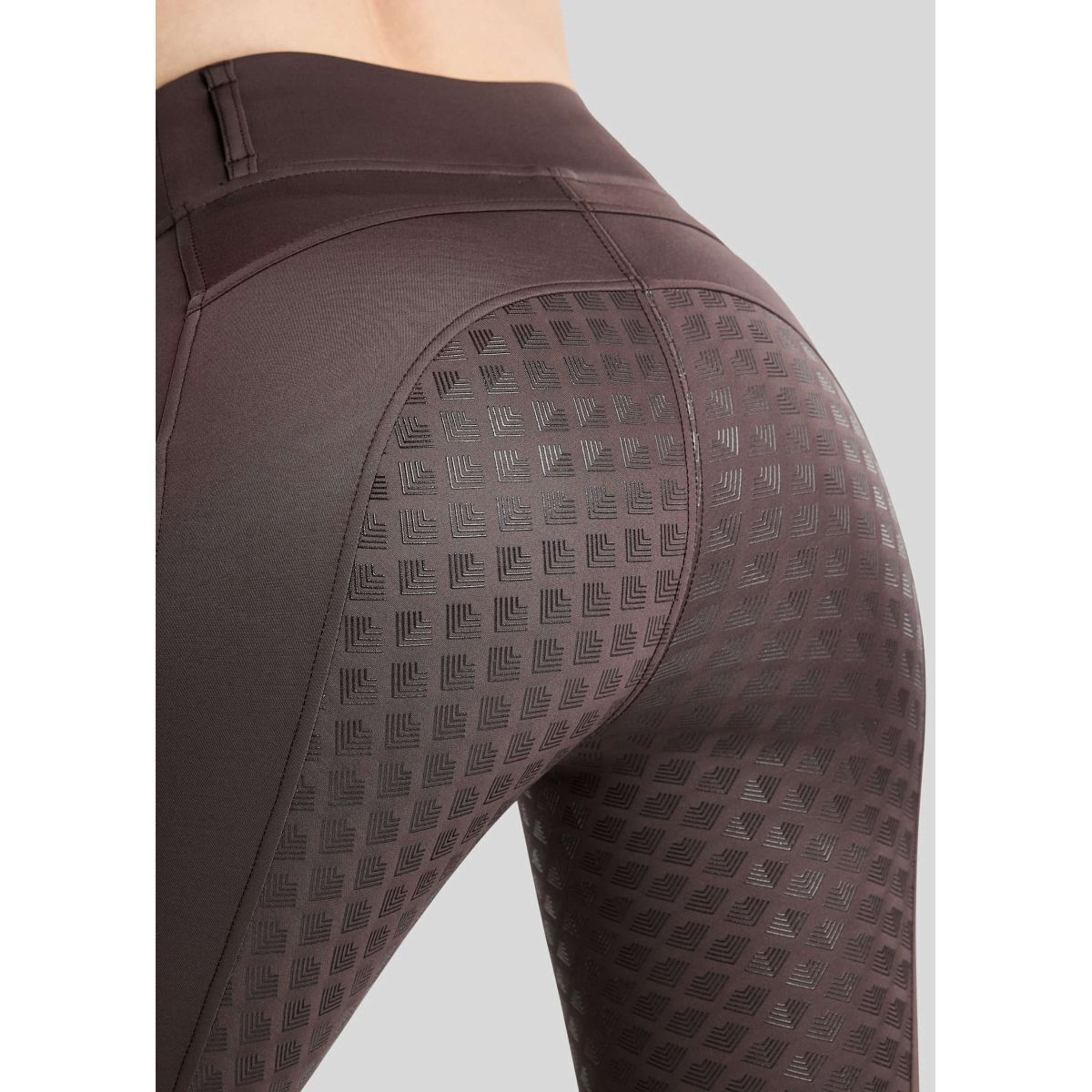 Montar Leggings de montar térmicos MoVeronica Golden Quartz Full Grip Black Peony