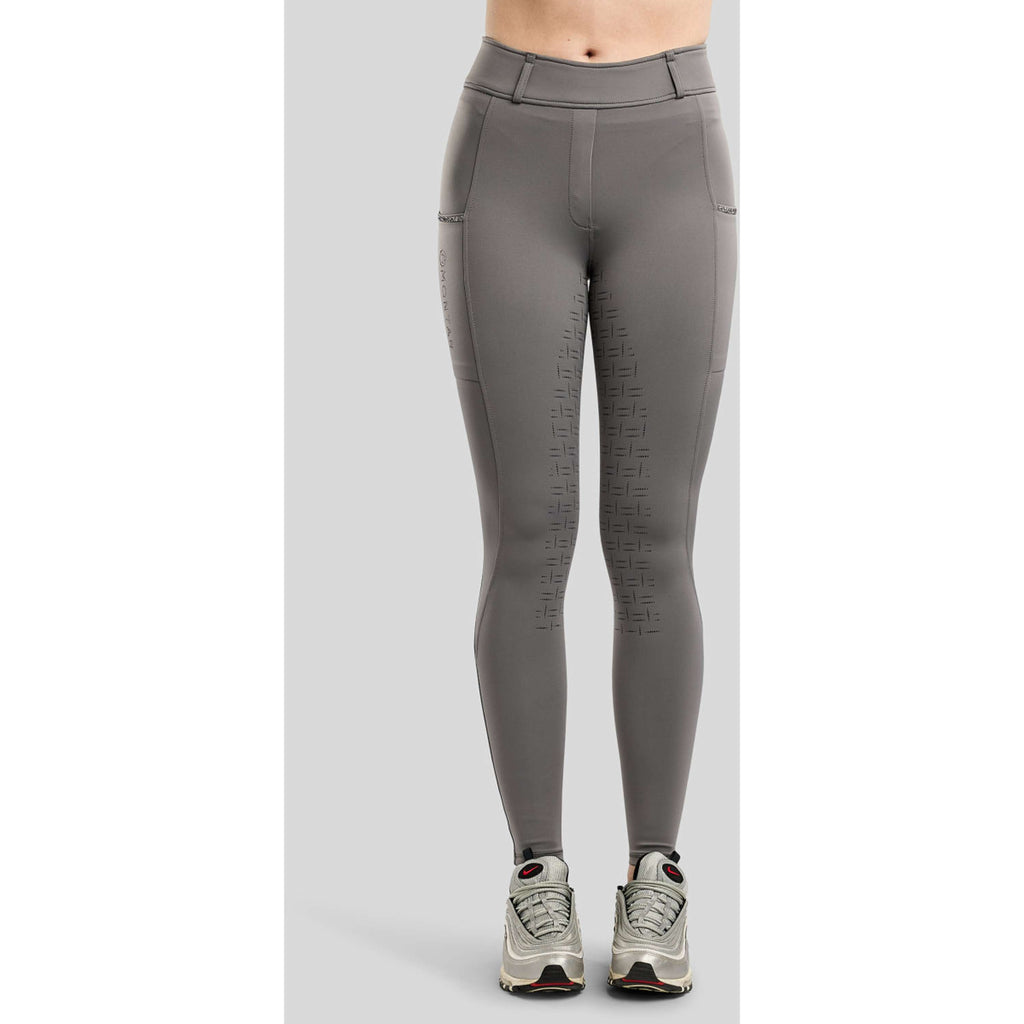 Montar Legging de Equitación MoMaisy Full Grip Gris