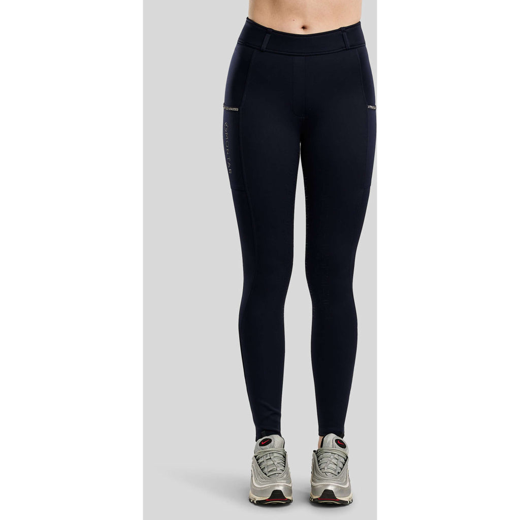 Montar Legging de Equitación MoMaisy Full Grip Navy
