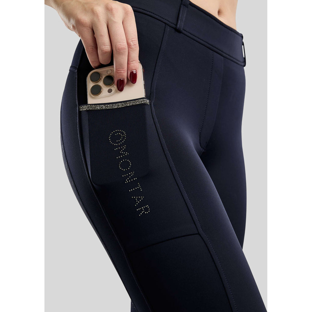 Montar Legging de Equitación MoMaisy Full Grip Navy