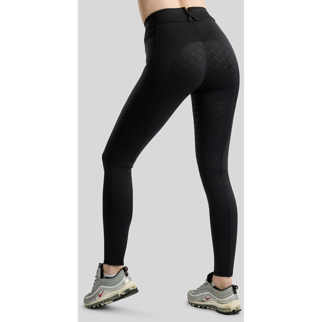 Montar Pantalón de Equitación MoFair Full Grip Negro