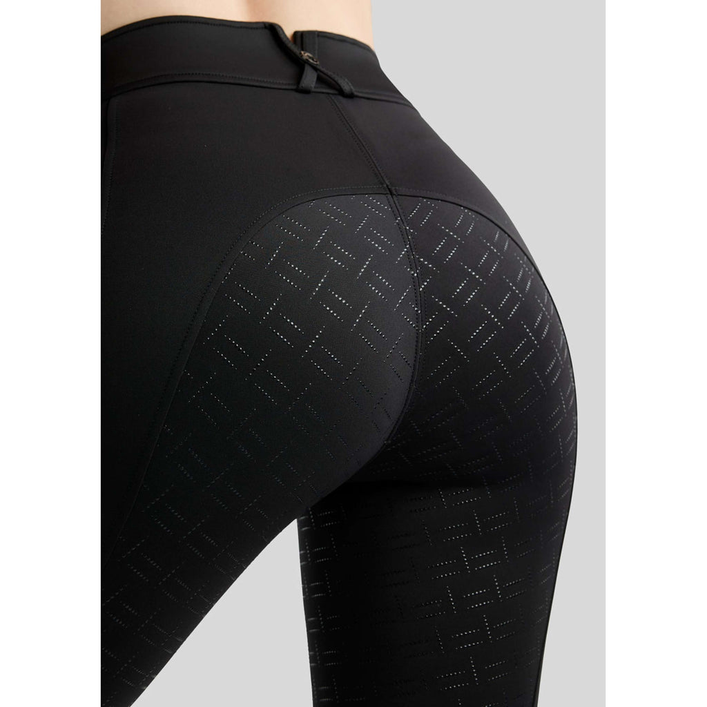Montar Pantalón de Equitación MoFair Full Grip Negro