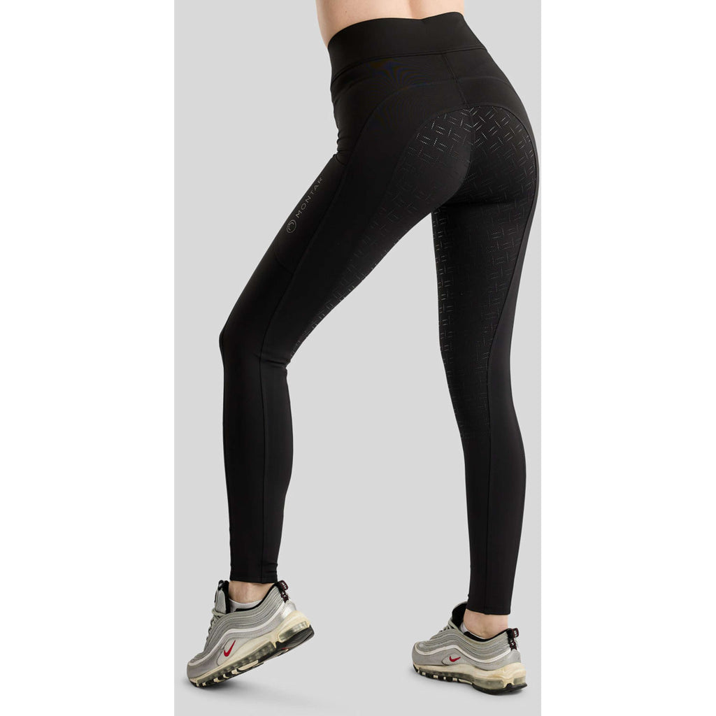 Montar Legging de Equitación MoFair Full Grip Negro